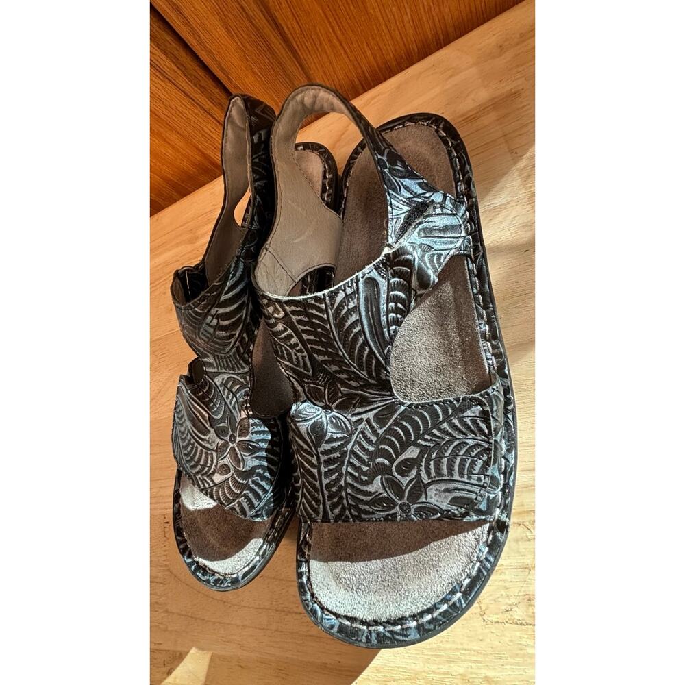 Alegria Camille comfort arch support leather Sandals shoes - Picture 10 of 11